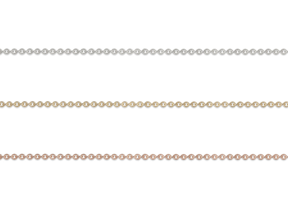 2mm Sterling Silver Cable Chain By the Inch