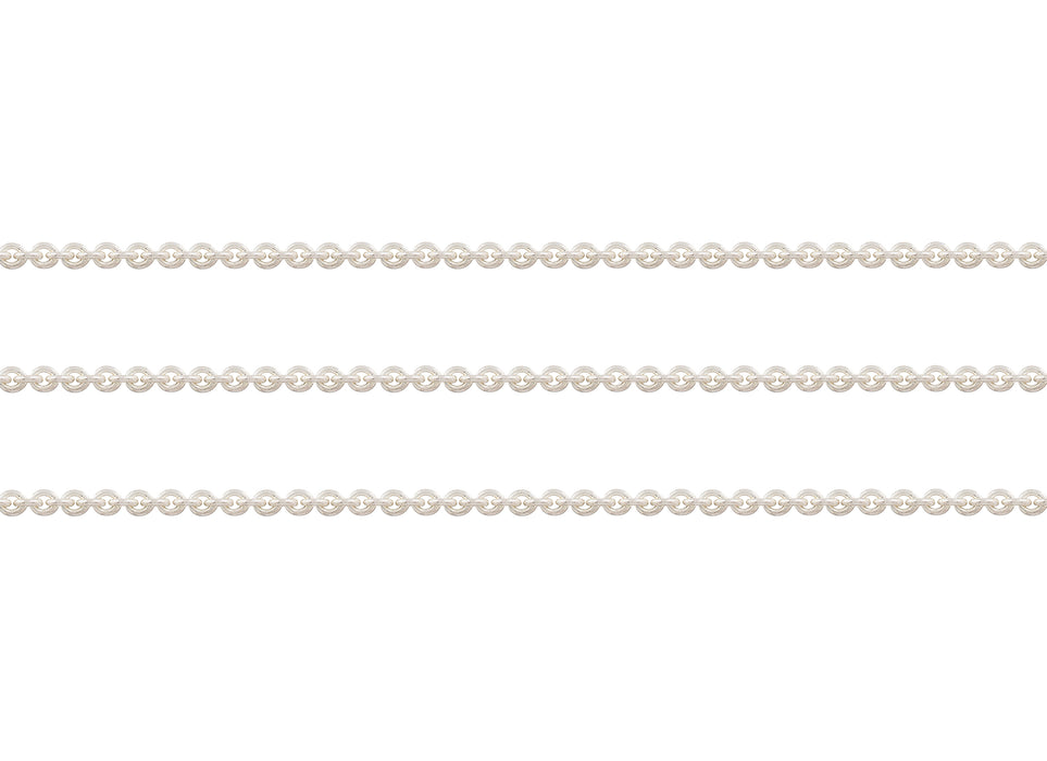 2.9mm Sterling Silver Cable Chain By the Inch