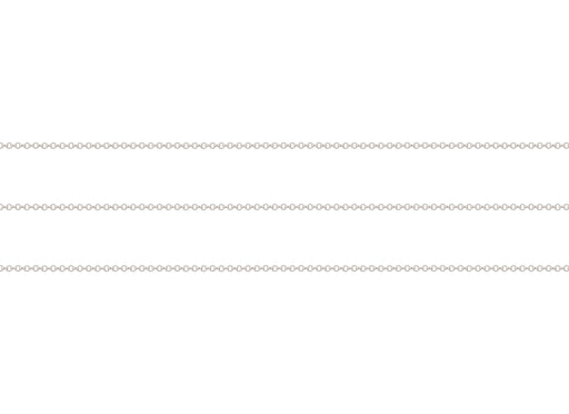 Silver chain on a white background