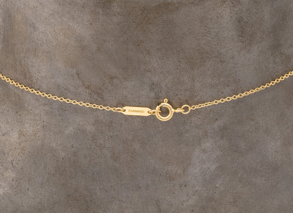 1.2mm Cable Chain in Fairmined Gold