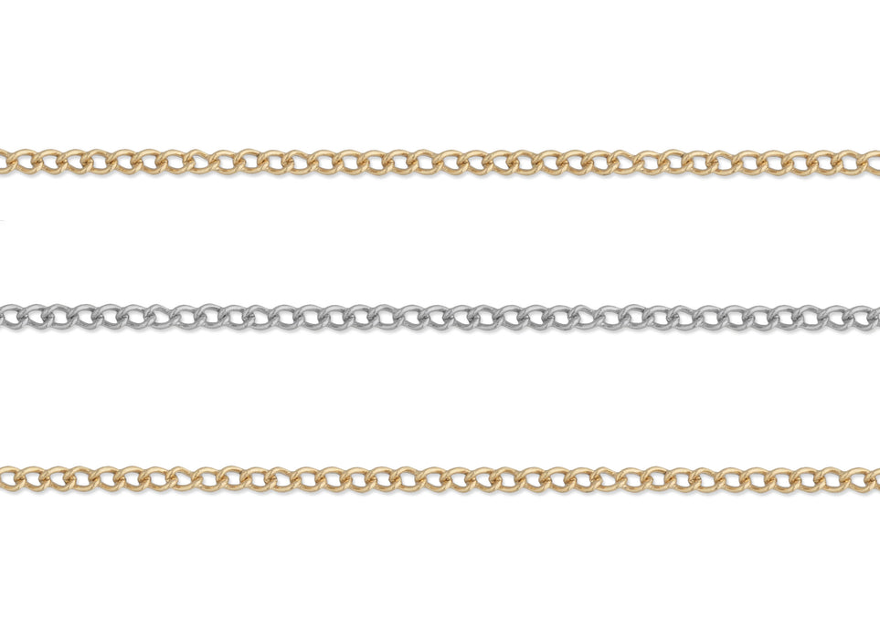 1.1mm Curb chain By the Inch