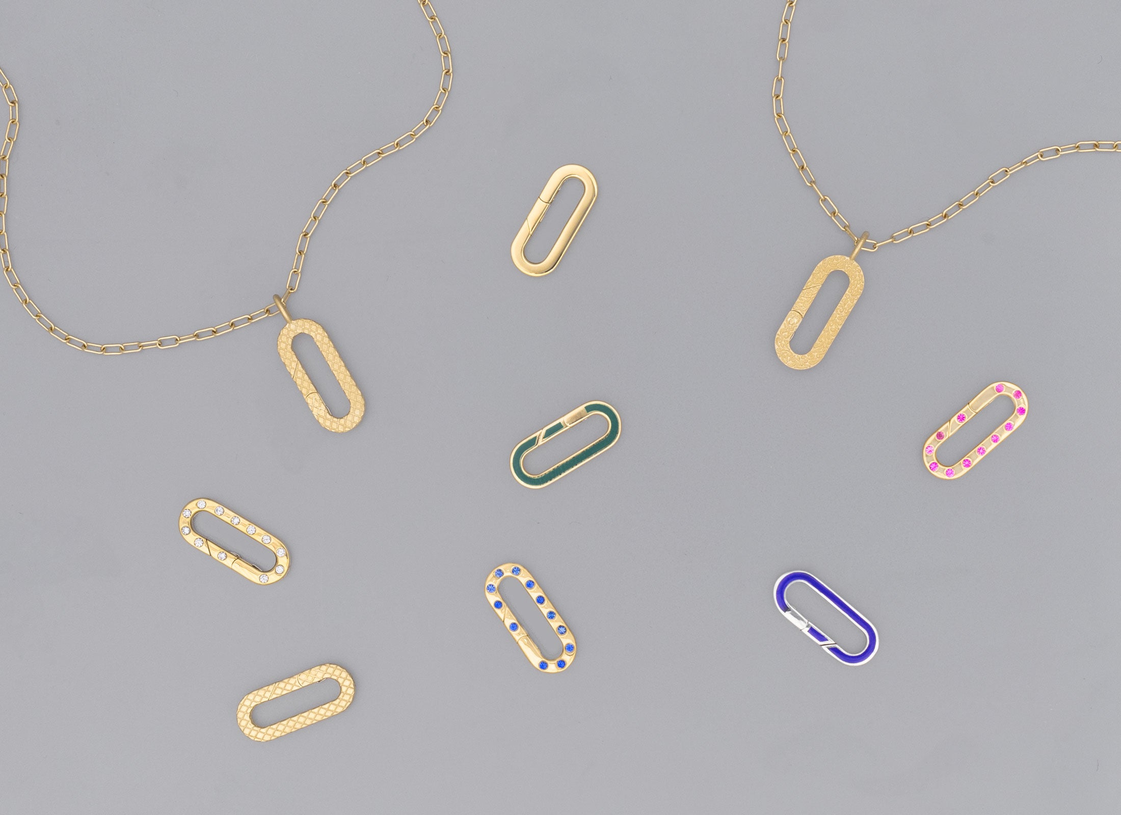 Elongated Flat Paper Clip Invisible Clasp from RIVA Precision