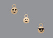 RIVA - 14K Gold Classic Round Emoji Charms set