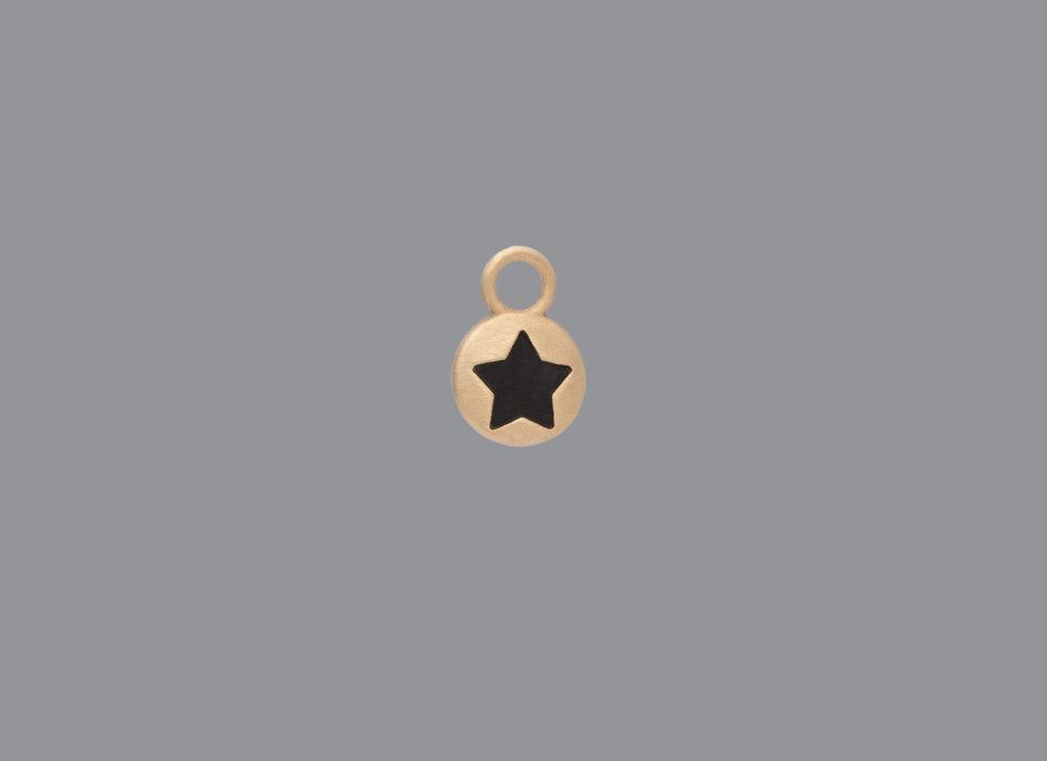 RIVA - 14K Gold Classic Round Emoji Charms