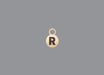 RIVA - 14K Gold Classic Round Letter Charms