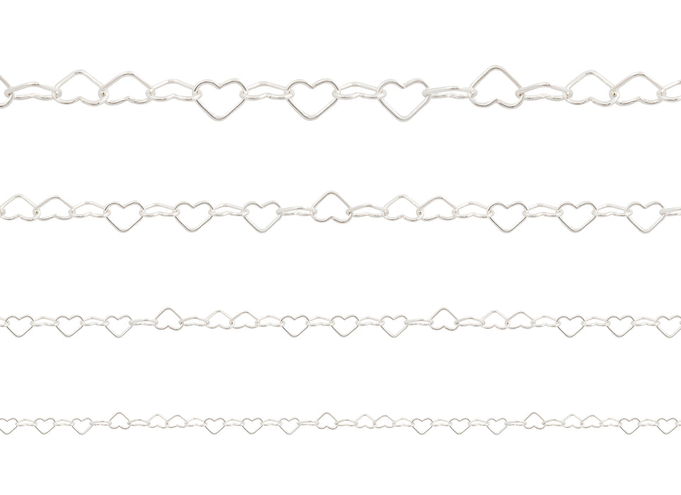 Heart Chain By the Inch