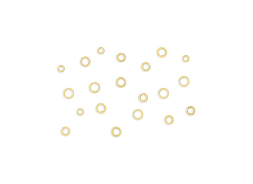 Round 14K gold Jump rings wholesale jewelry findings