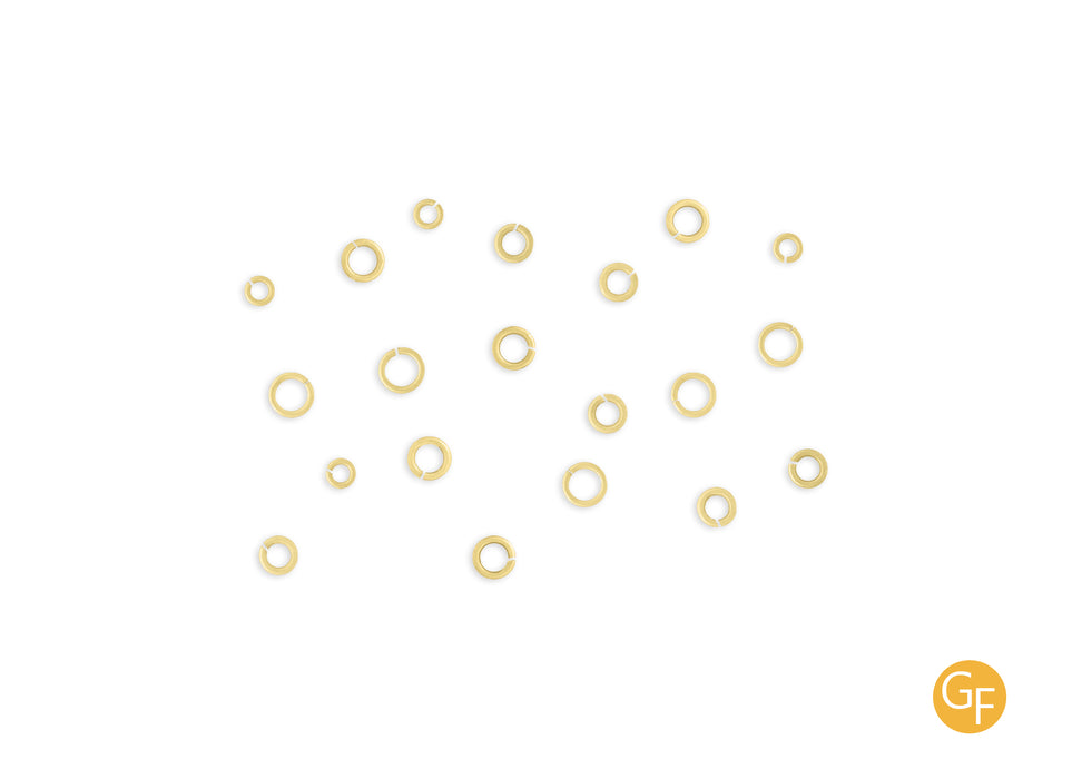 Round 14K gold-filled Jump rings wholesale jewelry findings