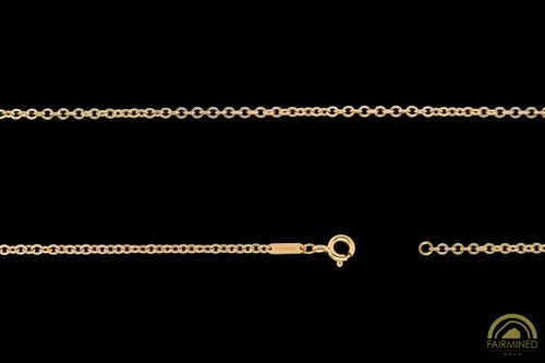 2.28mm Cable Chain in Fairmined Gold