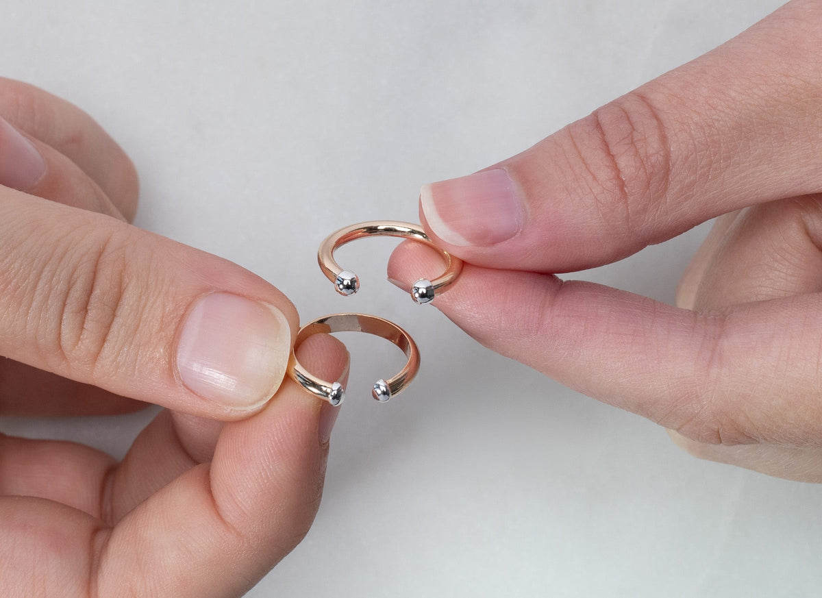 Domed Wire Toe Rings RIVA Precision