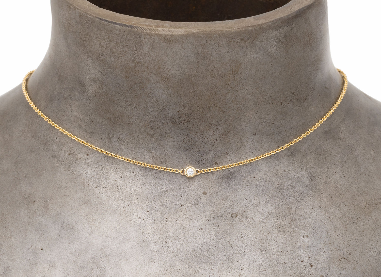 Necklace with small gem - shop now