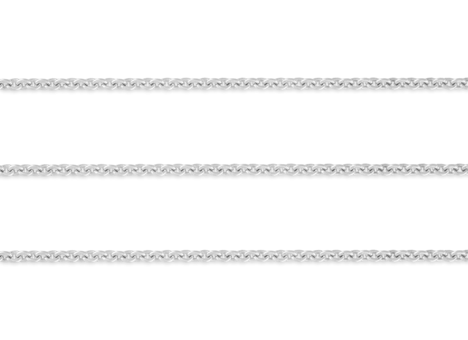 1.0mm Cable Chain By the Inch Sterling Silver Necklace Jewelry Riva Ethical Bulk Made in USA, Brooklyn NY