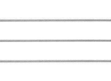 1.63mm Snake Chain By the Inch  Sterling Silver Necklace Jewelry Riva Ethical Bulk Made in USA, Brooklyn NY