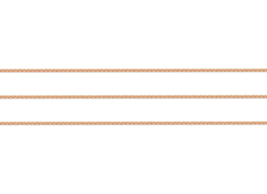 1.6mm Wheat Chain by the inch