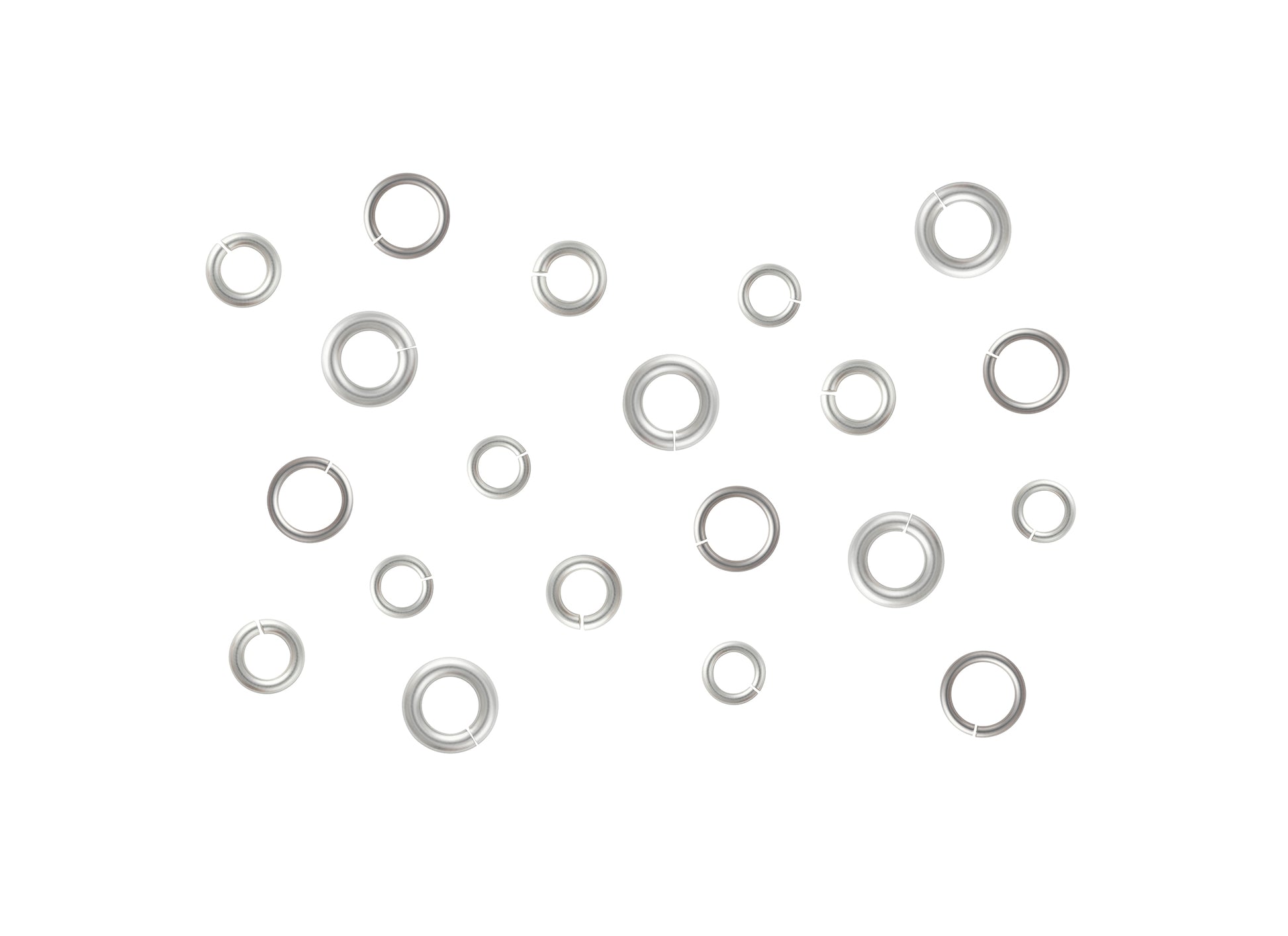 10-15 Gauge Sterling Silver Round Jump Rings