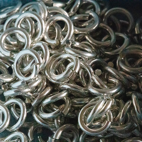 10-15 Gauge Sterling Silver Round Jump Rings Riva Precision