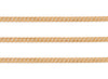 Gold-filled curb chain with 5.05mm x 4.02mm links, sold by the inch. Riva Precision