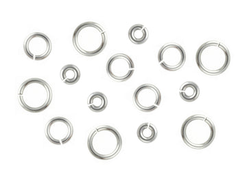 16 Gauge Sterling Silver Round Jump Rings Riva Precision 