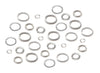 Collection of silver jump rings RIVA Precision