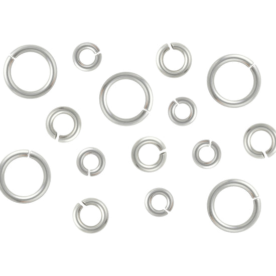 17 Gauge Sterling Silver Round Jump Rings Riva Precision