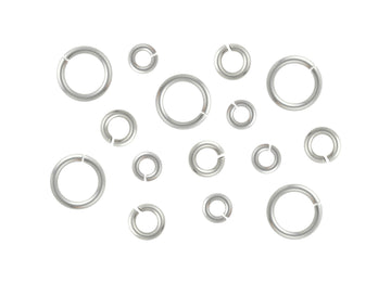 17 Gauge Sterling Silver Round Jump Rings Riva Precision