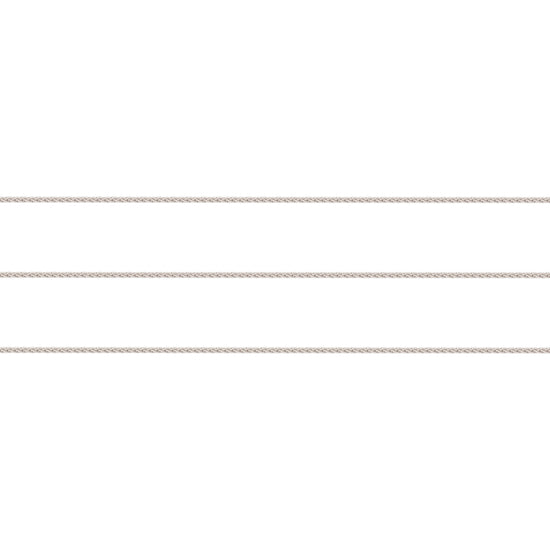 three wheat silver chain 