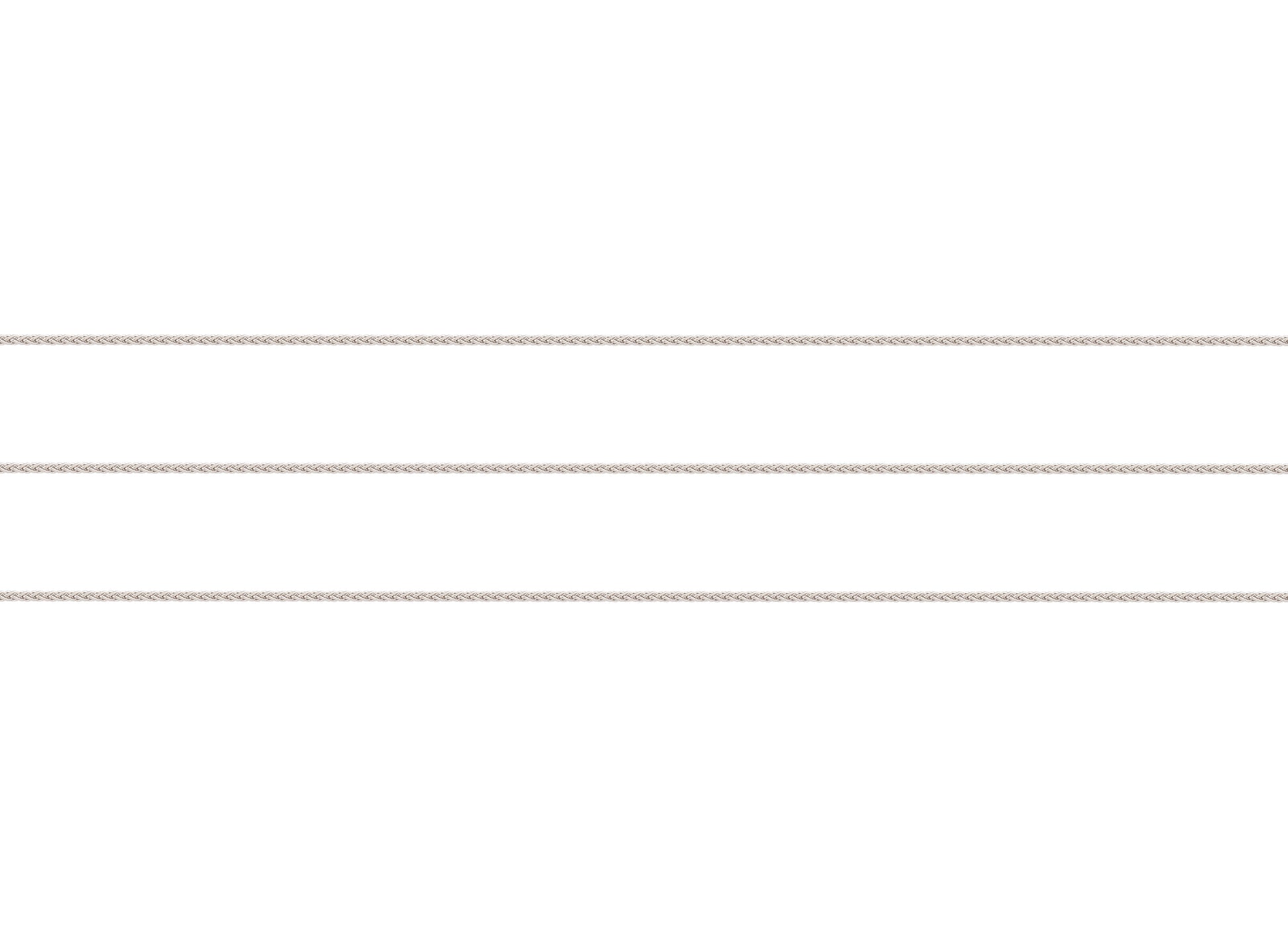 three wheat silver chain 