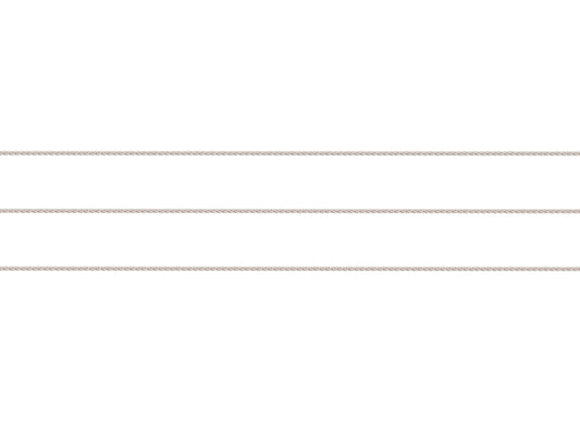 three wheat silver chain 