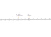 2.11mm Cable Satellite Chain By The Inch