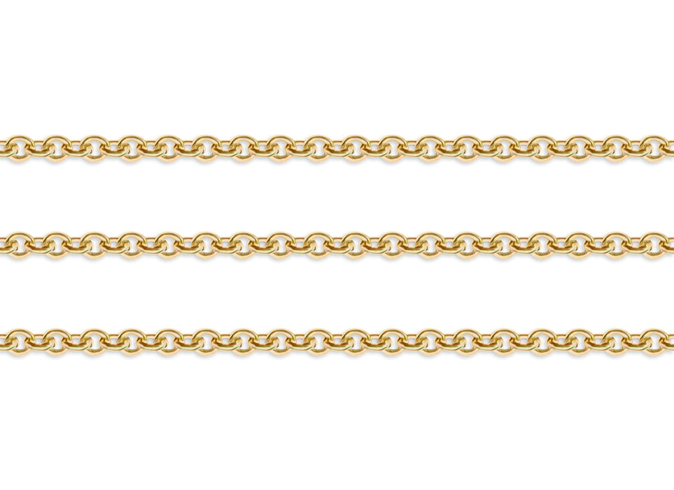 2.28mm Cable Chain By the Inch