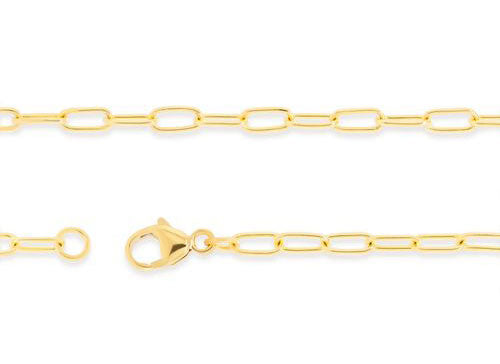 2.6mm Rounded Paper Clip Chain - Wholesale Finished Chain | RIVA ...