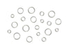 21 Gauge Sterling Silver Round Jump Rings Riva Precision