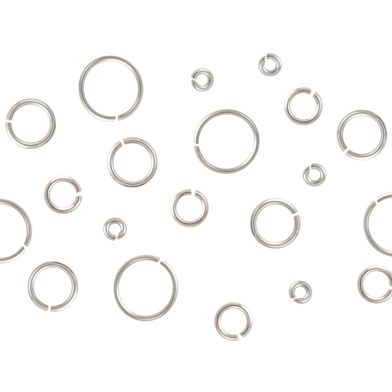 22 Gauge Sterling Silver Round Jump Rings Riva Precision
