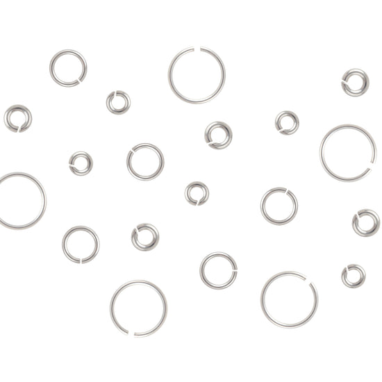 24 Gauge Sterling Silver Round Jump Rings Riva Precision 