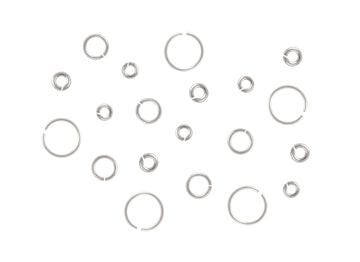 24 Gauge Sterling Silver Round Jump Rings Riva Precision 