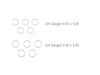24 Gauge Sterling Silver Round Jump Rings Riva Precision 