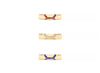 Oval Permanent Bangle Gemstones Tube Bar