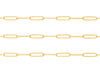 3.8mm Rounded Elongated Paper Clip Chain
