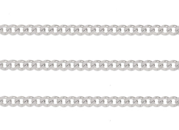 Sterling Silver 4.8mm Curb Chain  RIVA Precision