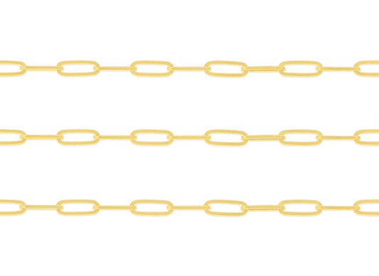 4mm Flat Paper Clip Chain
