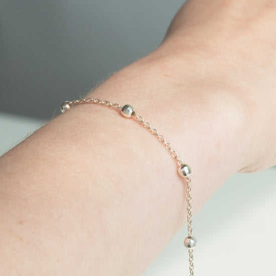 Sterling Silver 4mm Disco Ball Satellite Chain RIVA Precision