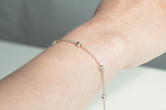 Sterling Silver 4mm Disco Ball Satellite Chain RIVA Precision