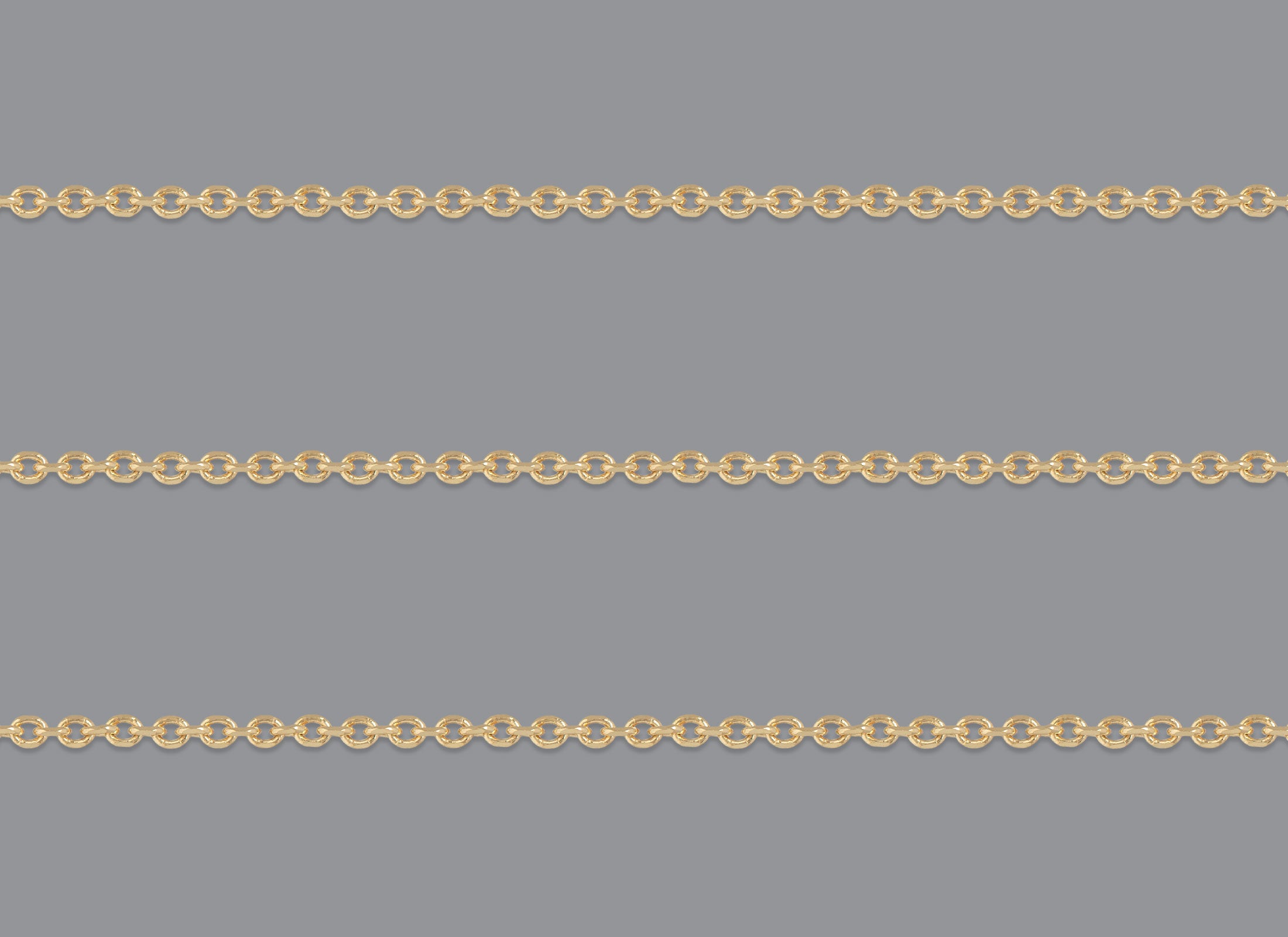 1.3mm Diamond Cut Cable Chain By the Inch - Wholesale Jewelry