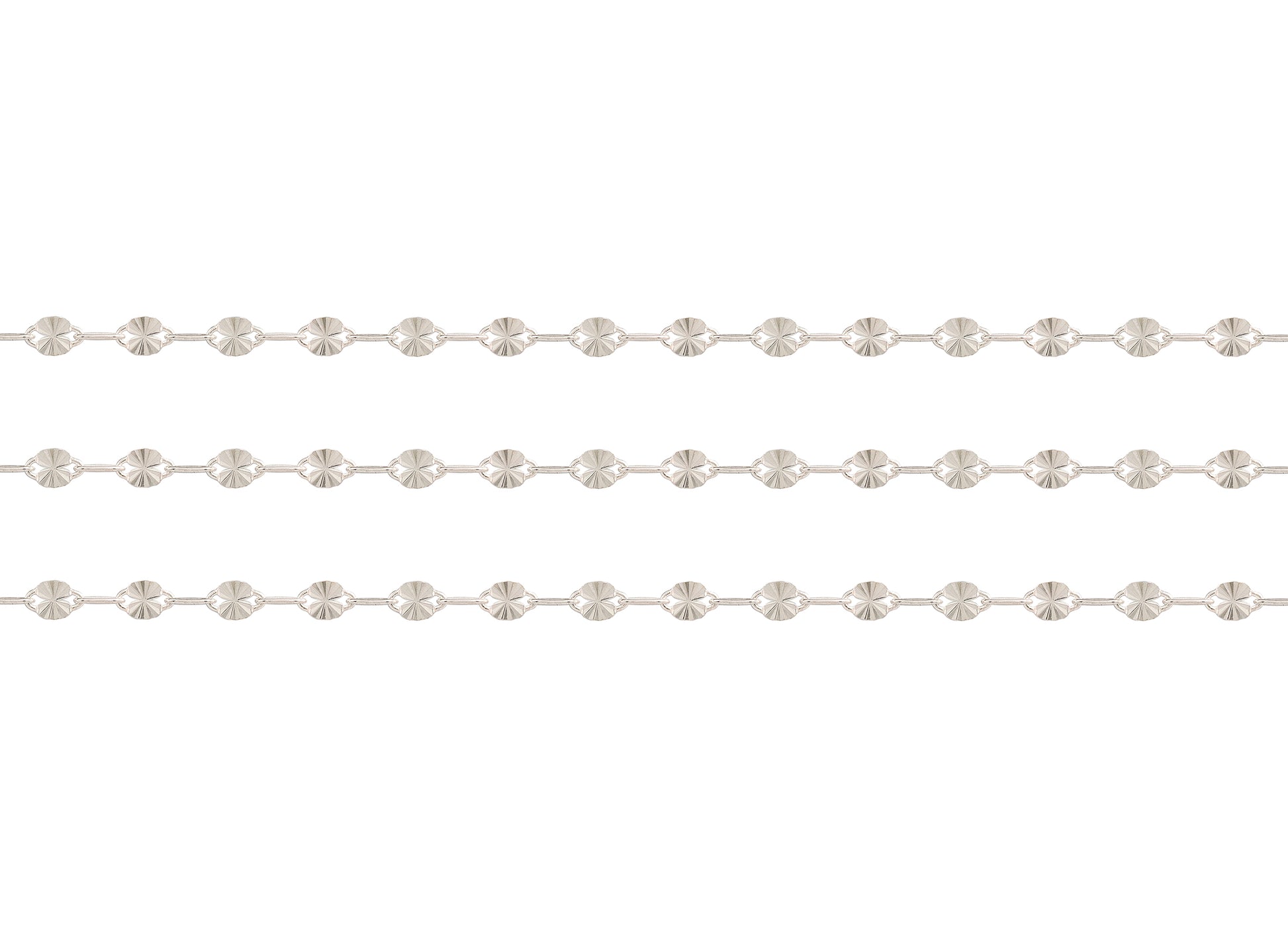 5mm Starburst Paper-Clip Chain By The Inch Riva Precision