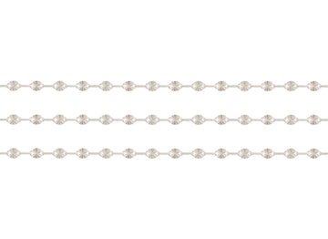 5mm Starburst Paper-Clip Chain By The Inch Riva Precision