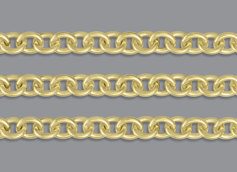 7.65mm Cable Chain By the Inch