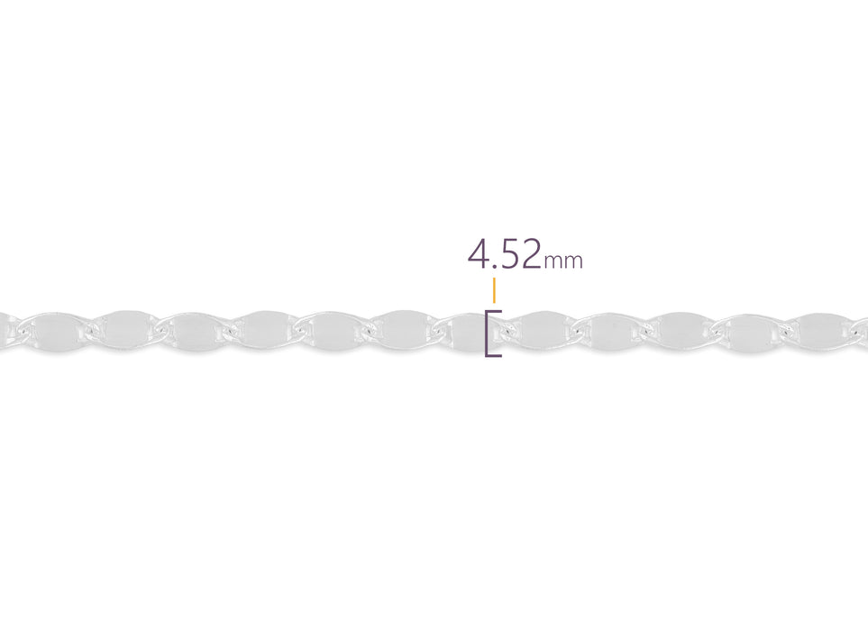 Oval Hammer Chain By The Inch
