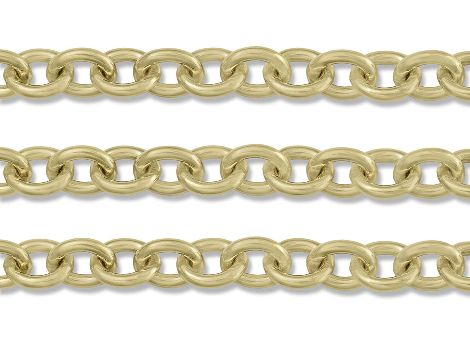 9.76mm Cable Chain By the Inch