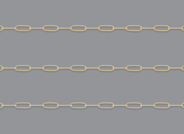 RIVA 2.2mm Cable Chain By the Inch in recycled gold
