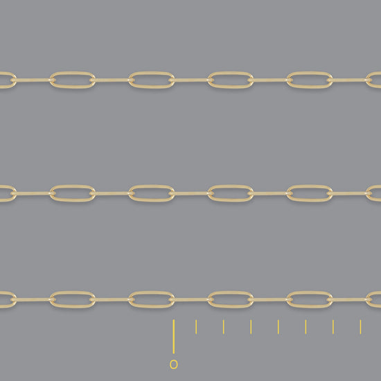 RIVA 2.2mm Cable Chain By the Inch in recycled gold